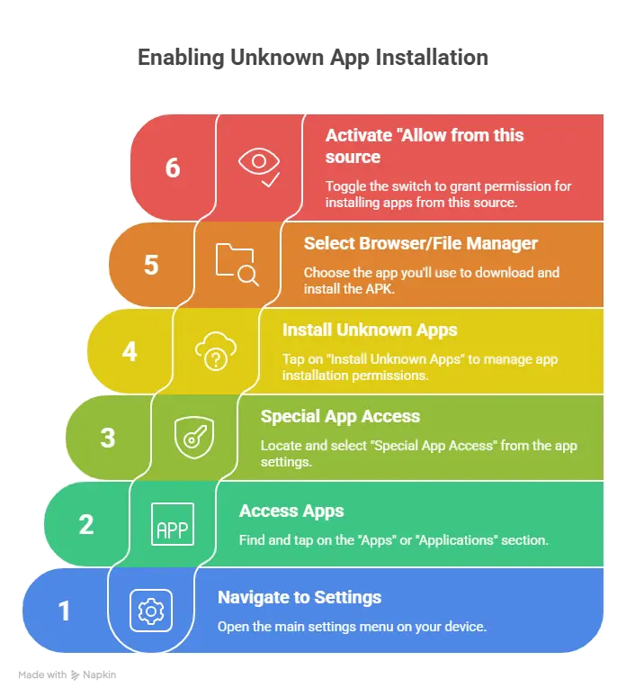 Installation Diagram of youtube vanced apk